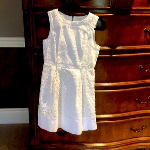 White overlay summer dress size S